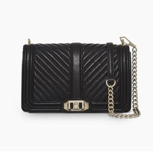 Rebecca Minkoff Chevron Quilted Love Crossbody